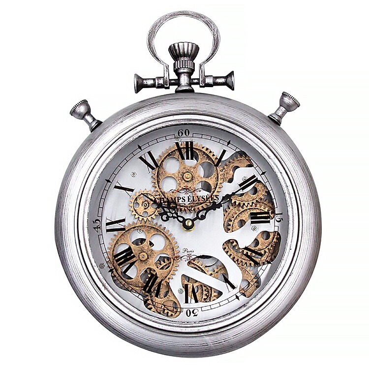 楽天市場】【送料無料】時計 壁掛け時計 おしゃれ 掛け時計 clock 歯車
