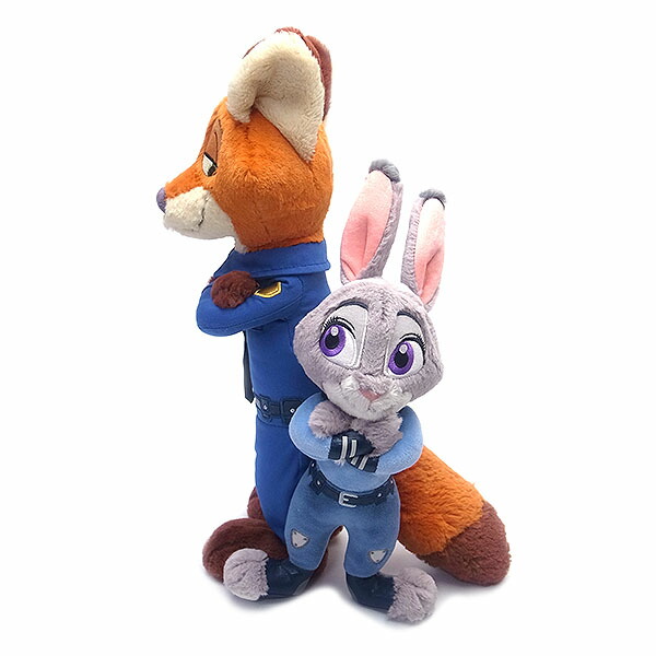 楽天市場】ズートピア ぬいぐるみ ニックとジュディー ディズニー