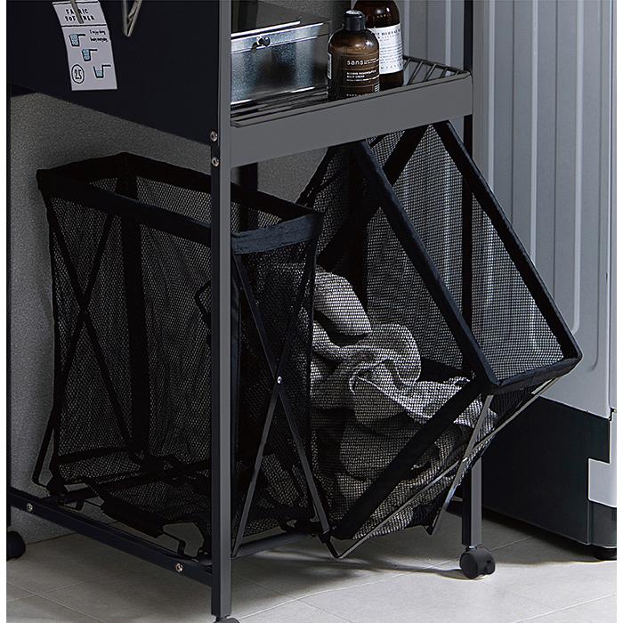 楽天市場】【ふるさと納税】天板付きランドリーワゴン ワイドタイプ