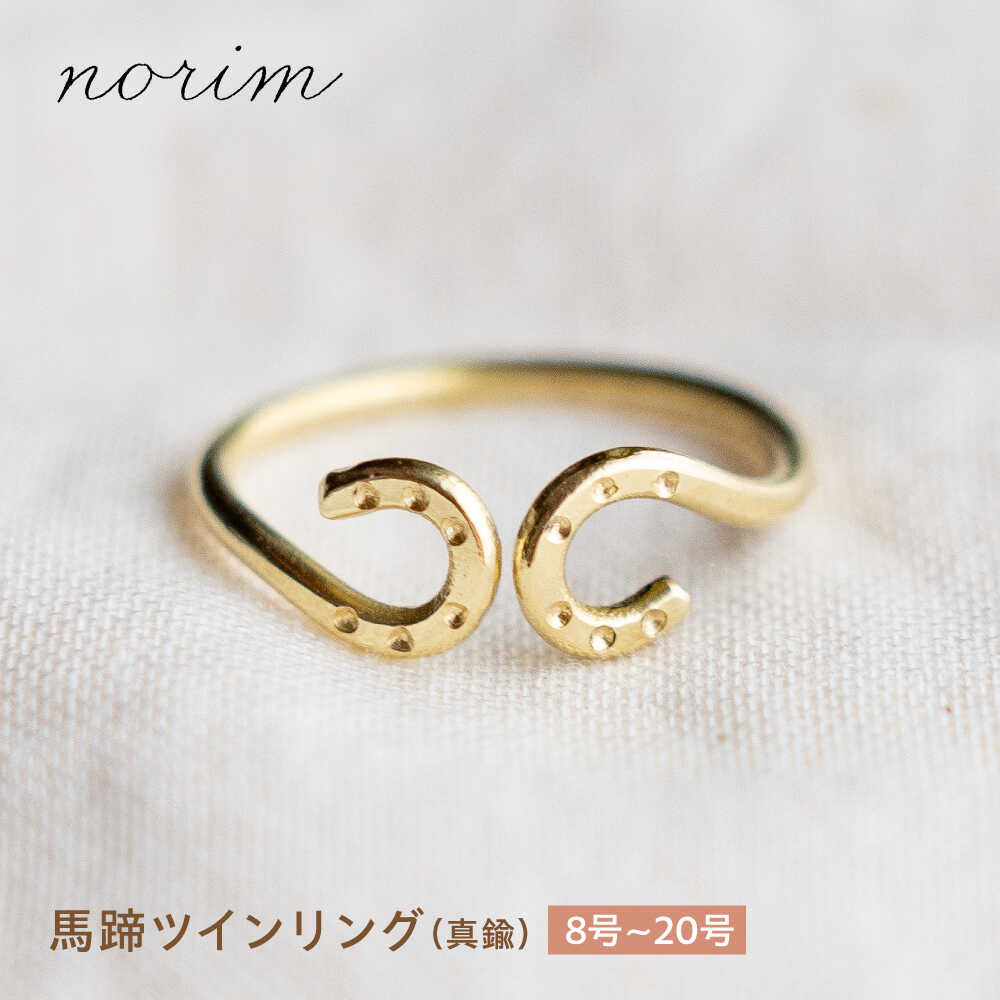楽天市場】【ふるさと納税】【選べるサイズ】 馬蹄 ツインリング 8〜20