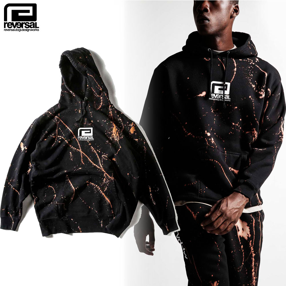 楽天市場】【reversal/リバーサル】プルオーバーパーカー ブリーチ加工
