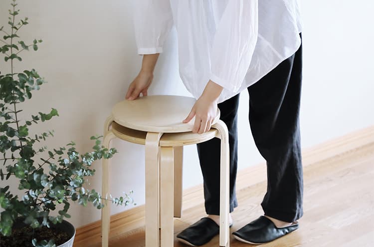 楽天市場】スツール &NE ラウンドスタッキングスツール NEO-321