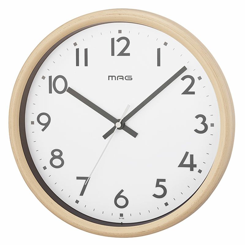 ノア精密 MAG 電波掛時計 トルテ W-768-IV-Z (時計) 価格比較 - 価格.com
