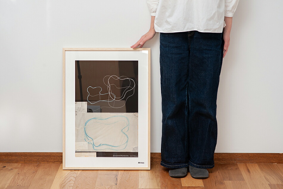 楽天市場】アートポスター 50×70cm （イッタラ／iittala）アルヴァ