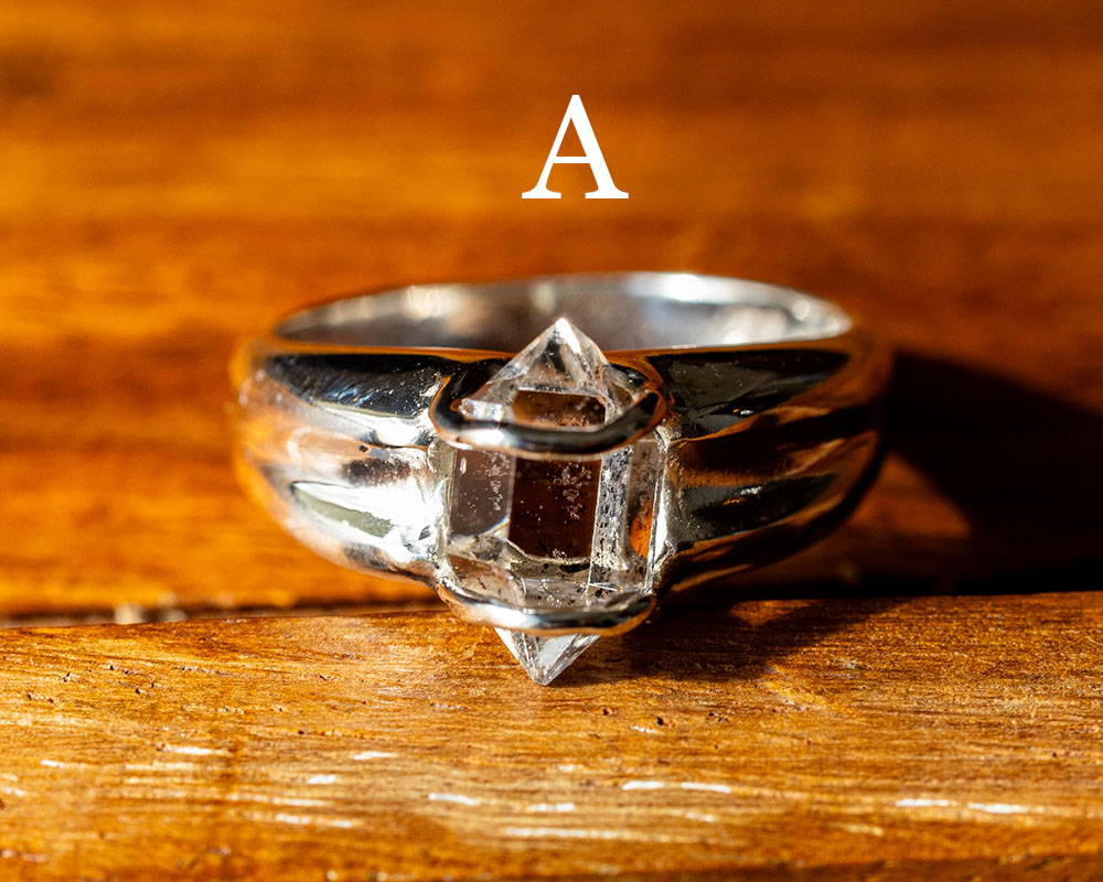 楽天市場】H&E社 ヘブン&アース社 ハーキマーダイヤモンド リング 指輪