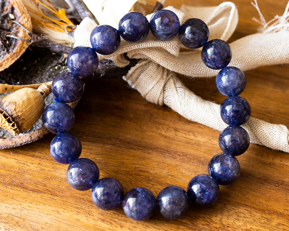 楽天市場】選べる 天然石 アイオライト・サンストーン ブレスレット 約