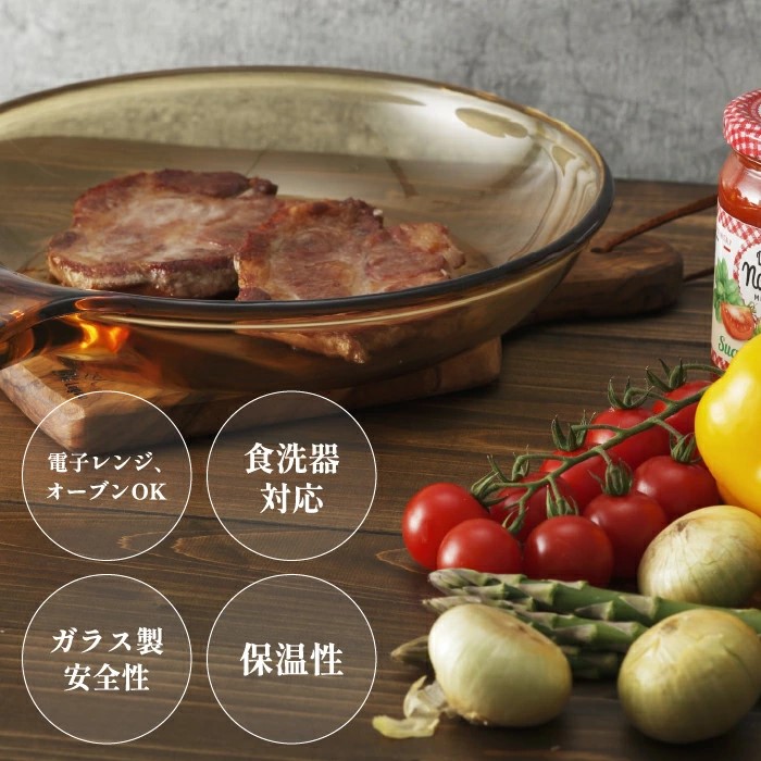 楽天市場】ビジョン鍋 片手鍋 16cm VISIONS ガラス 鍋 ソースパン 1.0L