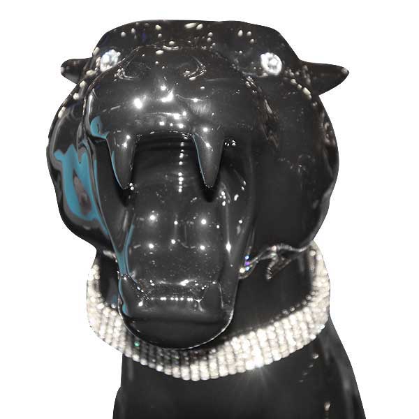 楽天市場】アウラ AHURA ヒョウのオブジェ 黒 S0091K/N 【送料無料