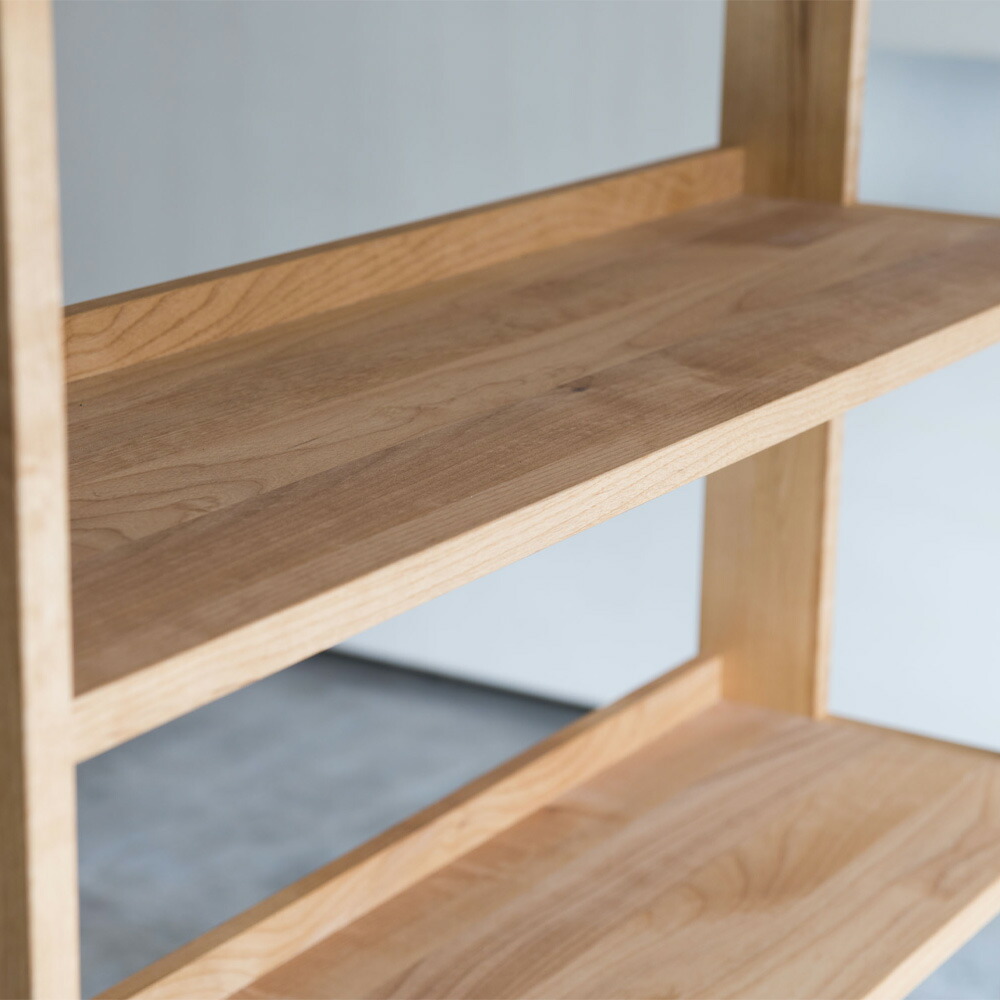 楽天市場】国産 木製 シェルフ 幅100cm 奥行29.2cm 高さ142cm（天然木