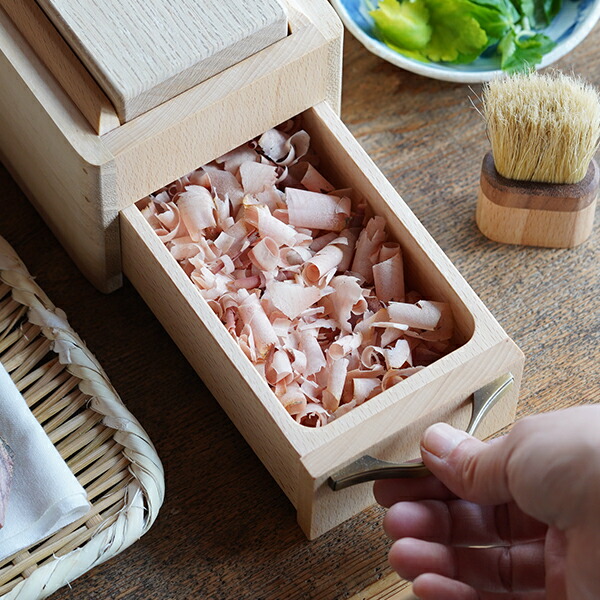 楽天市場】台屋 鰹節削り器 キリノ 引き出し式 箱型 ウォルナット ブナ