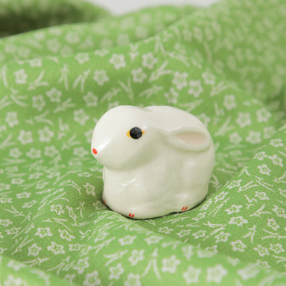 楽天市場】【売切終了】 卯 置物 伏見人形倣 化粧箱入り 清水六兵衛 京