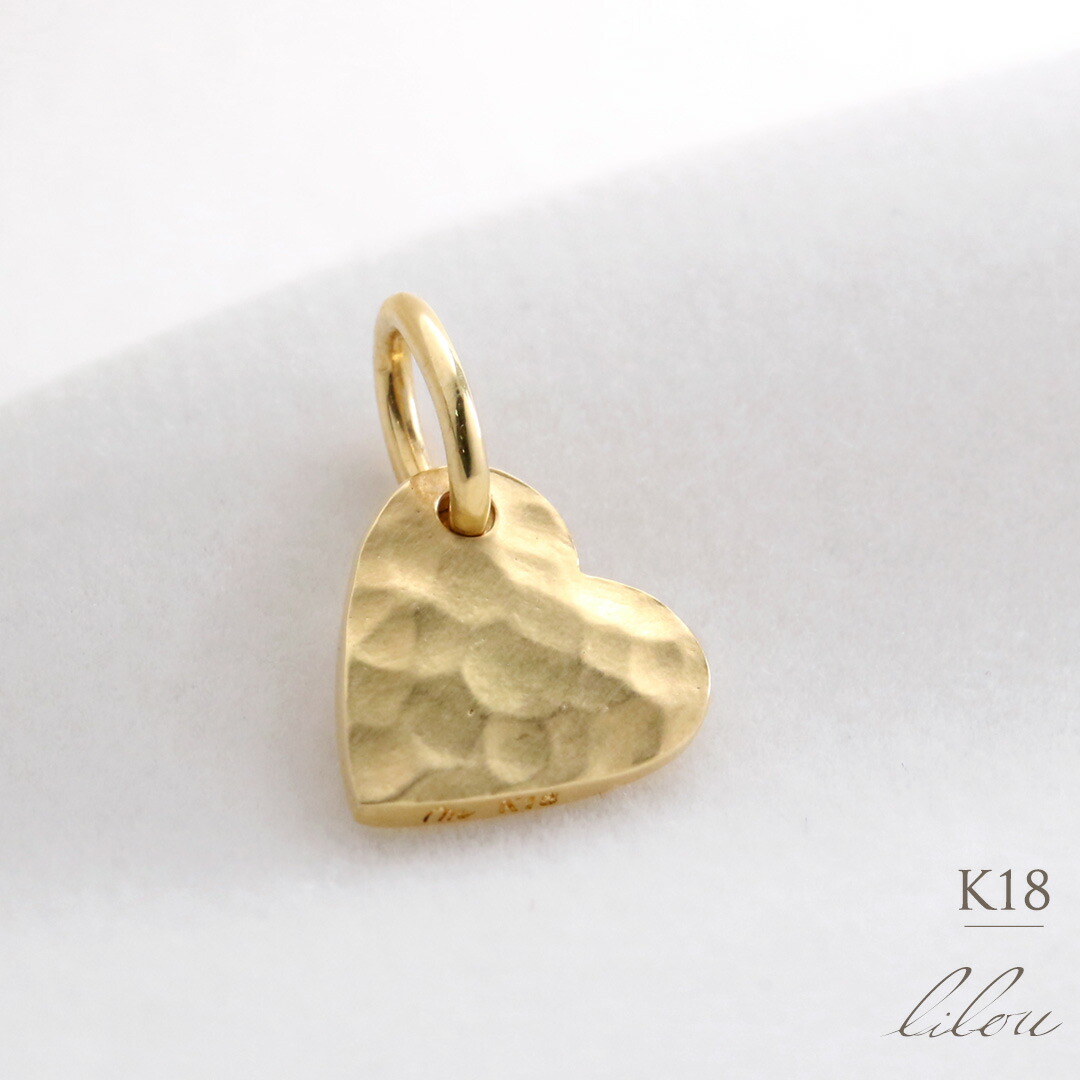 楽天市場】K18 K10 ハート ネックレスチャーム リバーシブル 送料無料