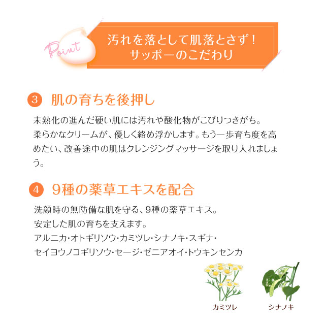 楽天市場】サッポー クレンジングクリーム（メイク浮かし）/クリーム