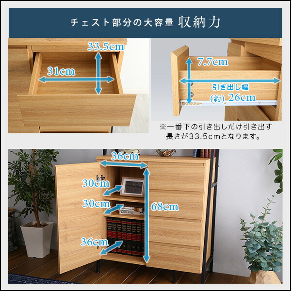 楽天市場】ヴィンテージ風 チェストラック 扉 チェストタイプ 収納