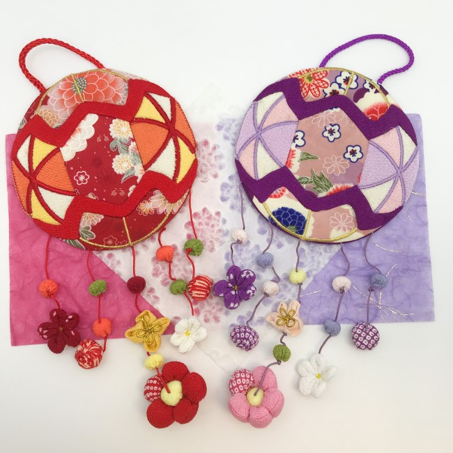 楽天市場】つるし飾り 置物 おしゃれ [毬-2 優美 壁飾り 変わり下げ