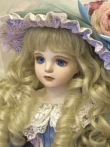 楽天市場】若月まり子 創作ビスクドール「デルフィーヌ」フラワー