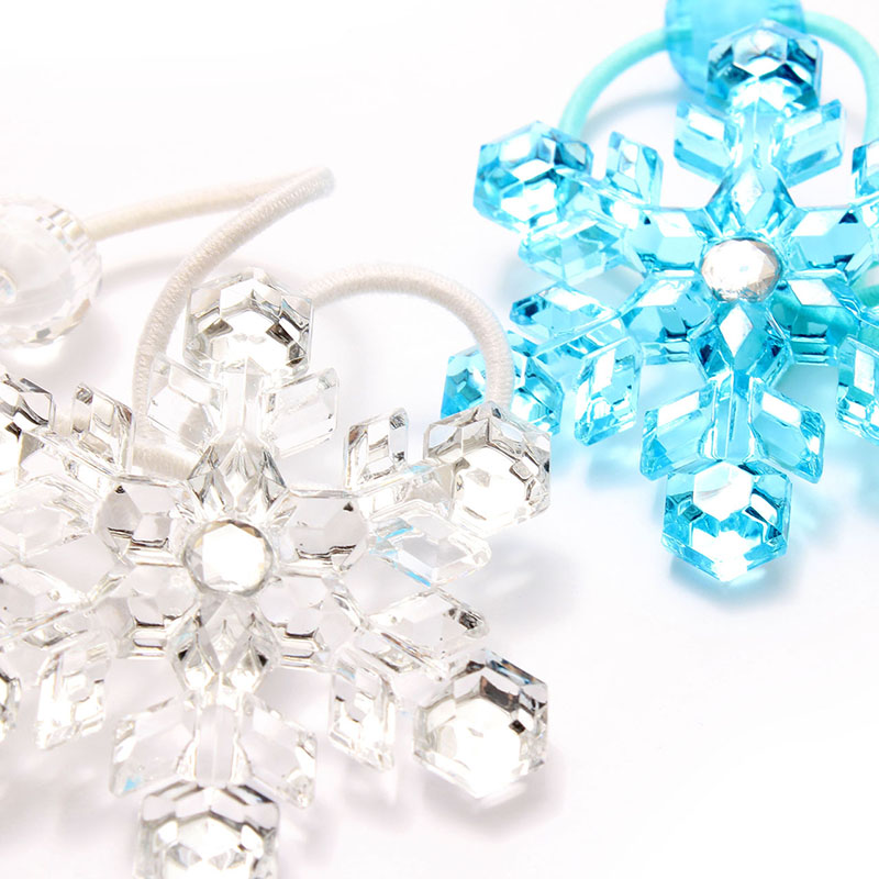 楽天市場】ヘアゴム キッズ 雪の結晶 スノークリスタル 子供 女の子