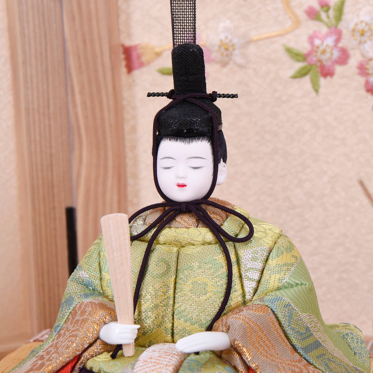 楽天市場】雛人形 木目込み 木村一秀 収納飾り 三段 十五人飾り 15人