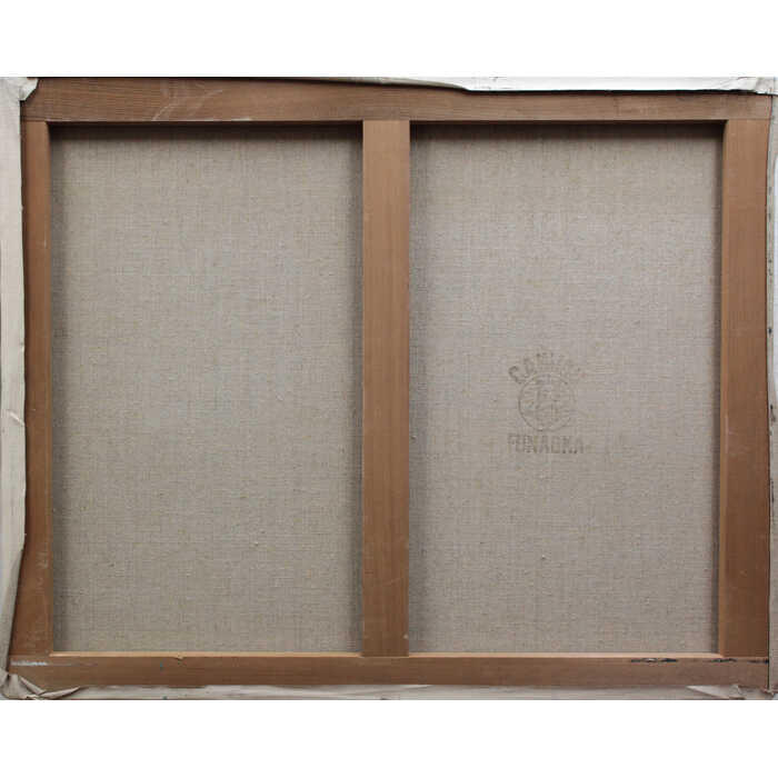 楽天市場】絵画 小川博 油絵・油彩画 『外国風景』 川 建造物 橋 空 街