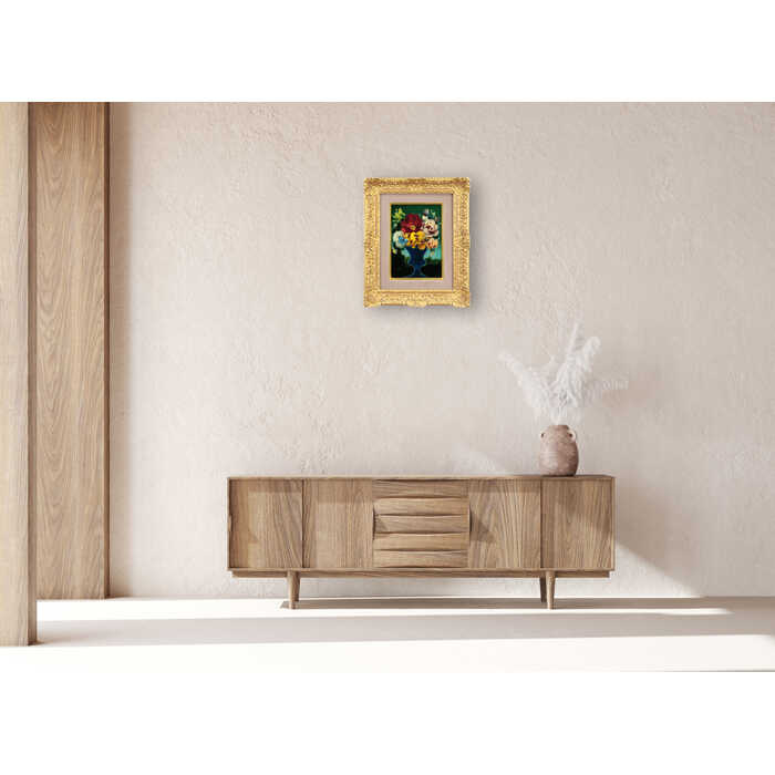 楽天市場】絵画 鷹山宇一 油絵・油彩画 『花と風景』 花 蝶 静物 風景