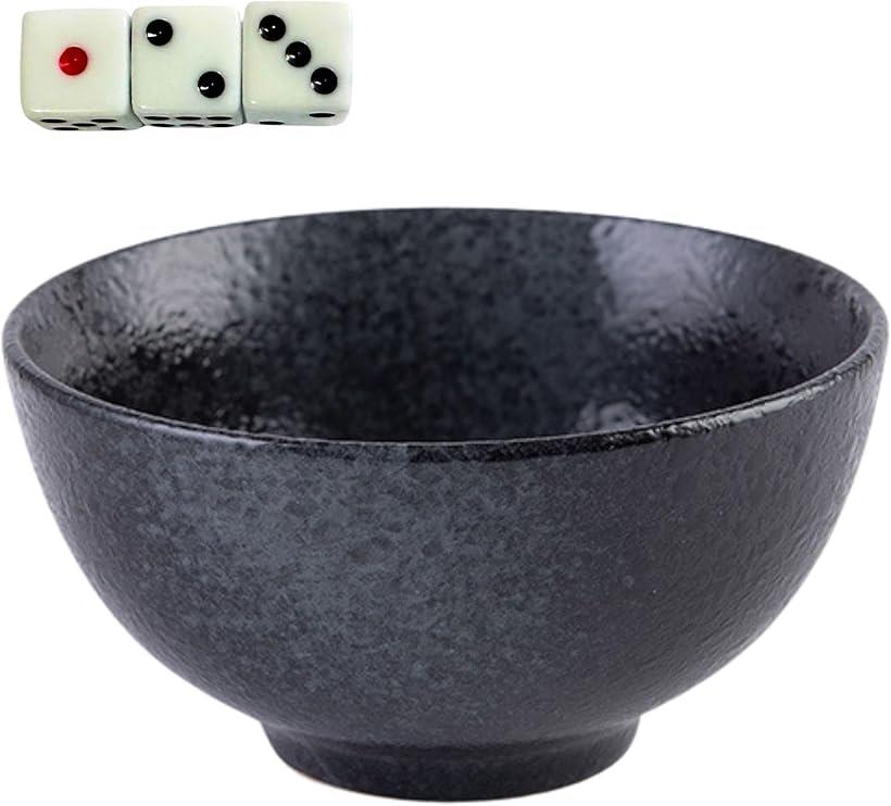 楽天市場】チンチロ チンチロセット どんぶり さいころ3個 遊び方説明