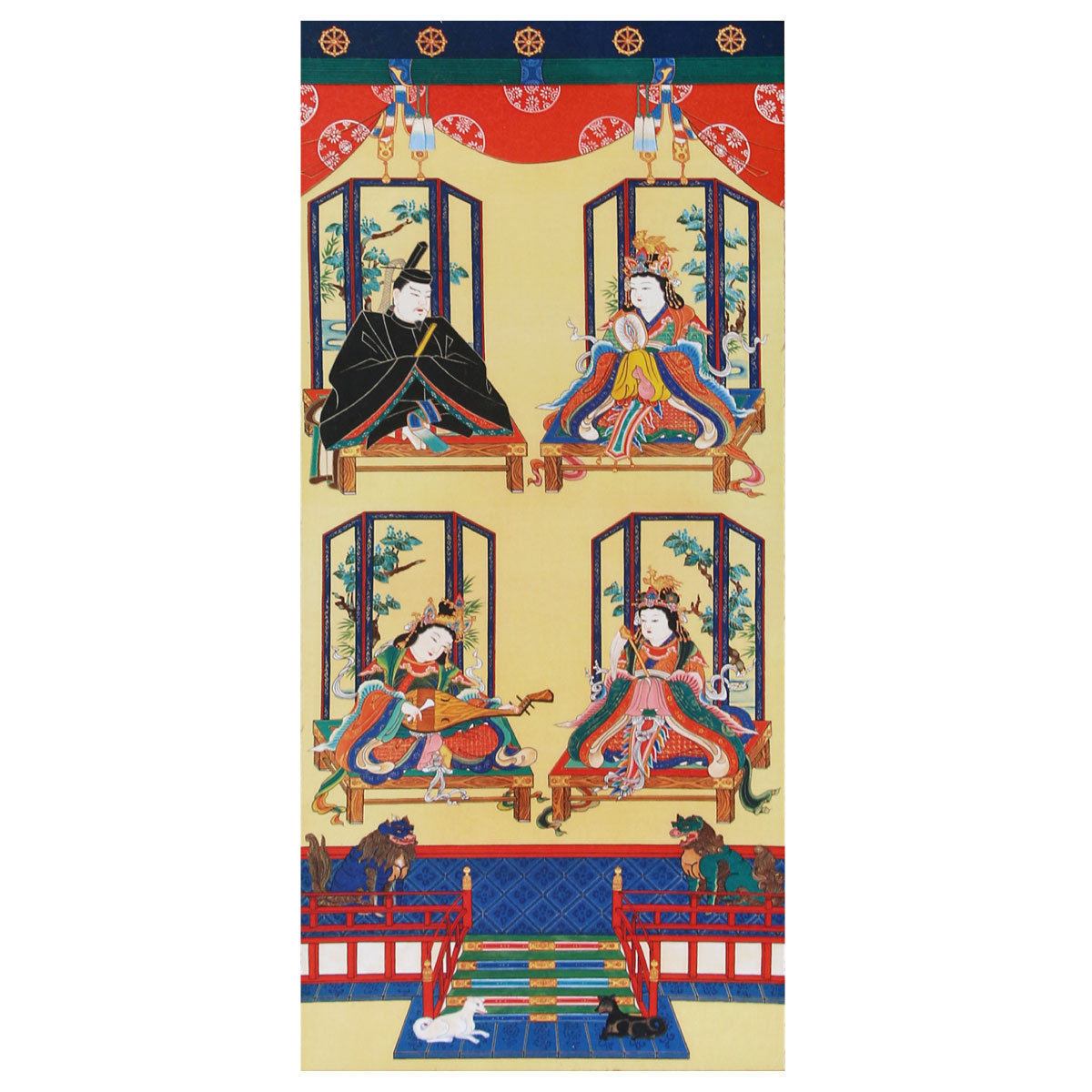 楽天市場】掛軸 掛け軸 四社明神 小型掛け軸 : 御朱印帳の高野山法徳堂