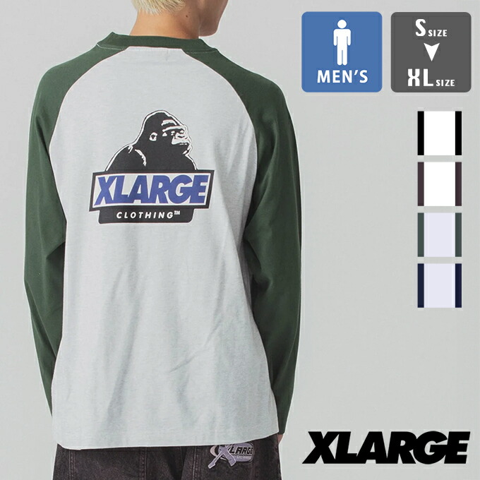 楽天市場】【 XLARGE エクストララージ 】 SLANTED OG RAGLAN L/S TEE