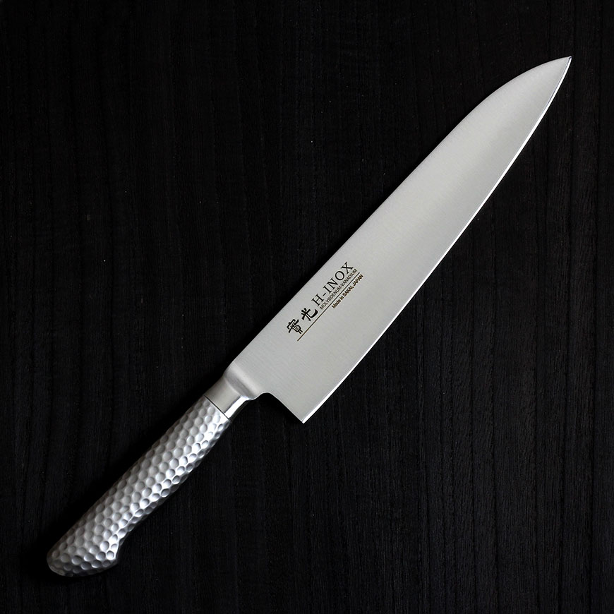 楽天市場】モナカ ツバ付 牛刀 330mm 實光包丁(堺包丁) 堺 名入れ 日本