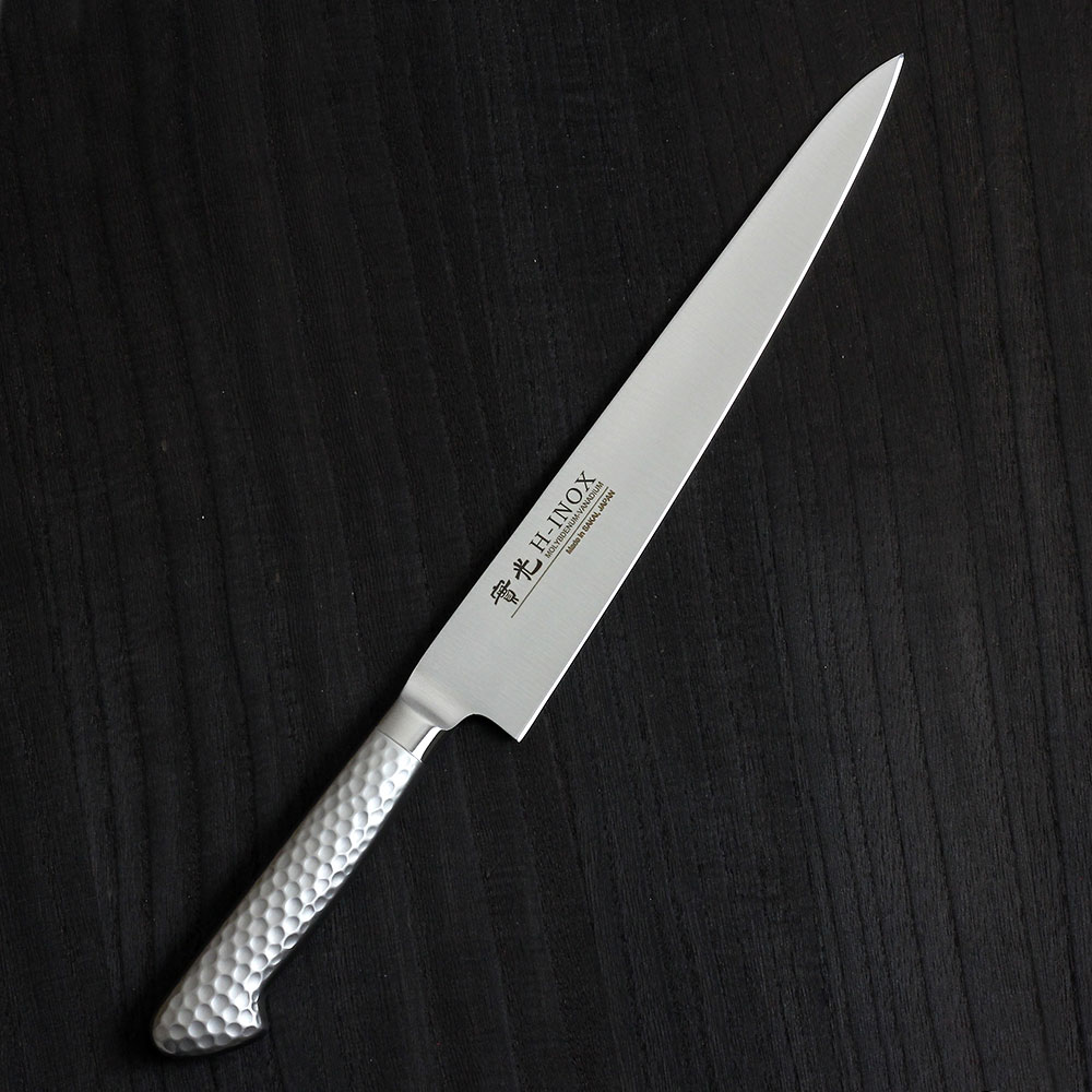 楽天市場】モナカ ツバ付 筋引 240mm 實光包丁(堺包丁) 堺 名入れ 日本