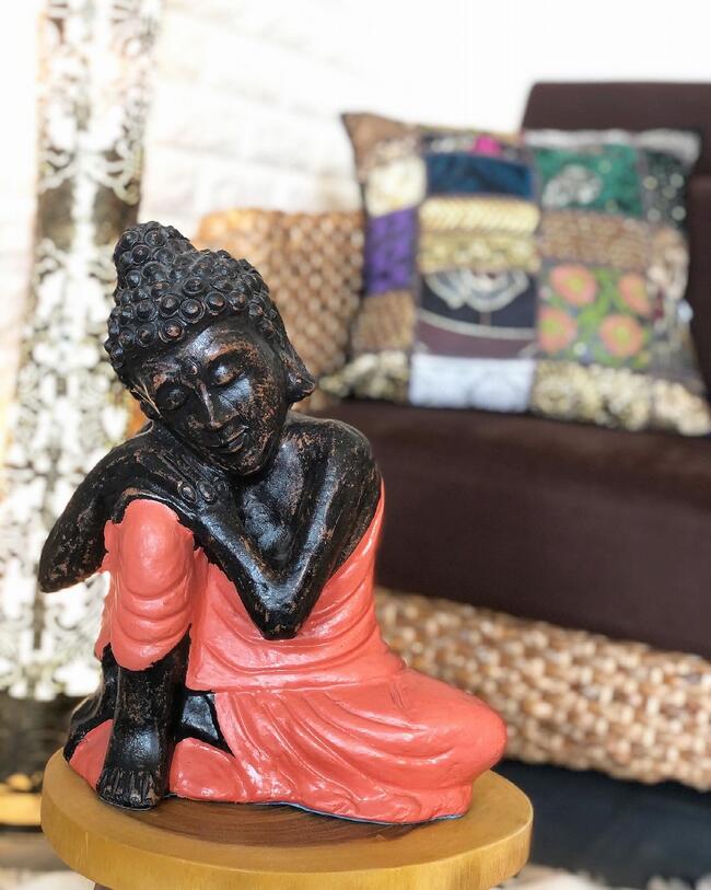 楽天市場】バリ島 置物 素焼オブジェ仏様 ヨガ BOHO ボヘミアン