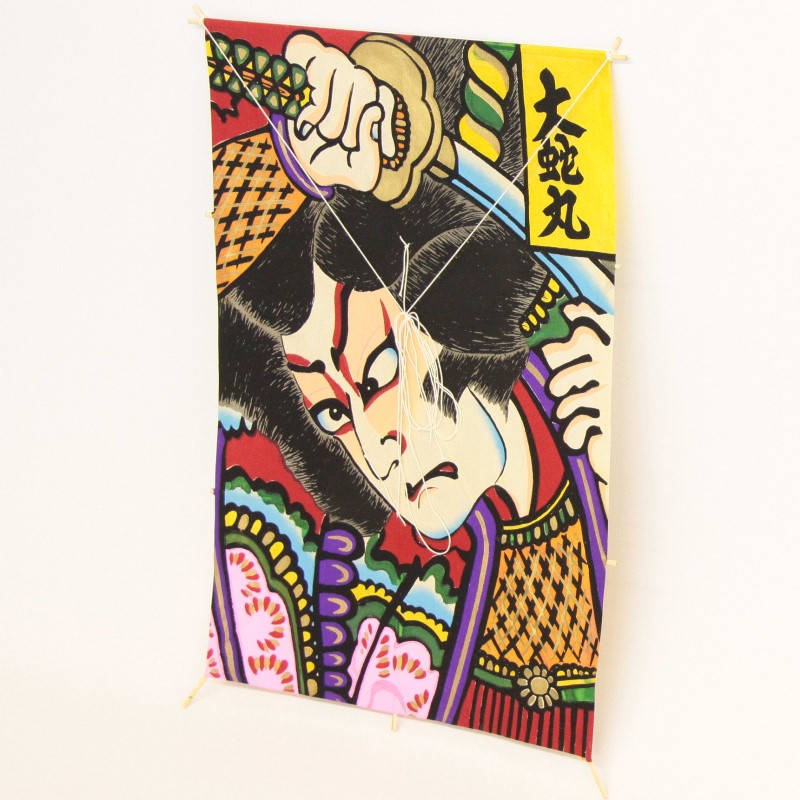 楽天市場】インテリア 手描き和凧 新中角凧 約縦58×横42cm【ワ-6ヨ