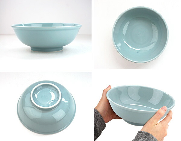 楽天市場】青磁 ラーメン 丼ぶり 玉縁 1115cc アウトレット 日本製