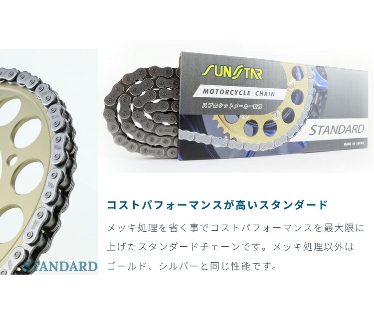 楽天市場】☆ SUNSTAR KS38205 06 07 チェーン＆スプロケット3点セット
