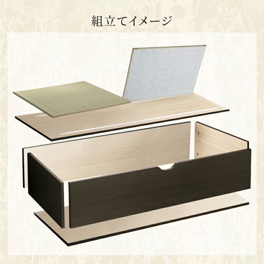 楽天市場】畳ボックス収納 ユニット畳 高床式ユニット 日本製 畳