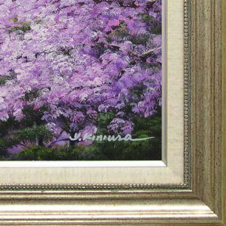 楽天市場】絵画 油絵 姫路城の桜 （木村由記夫） 送料無料 【肉筆