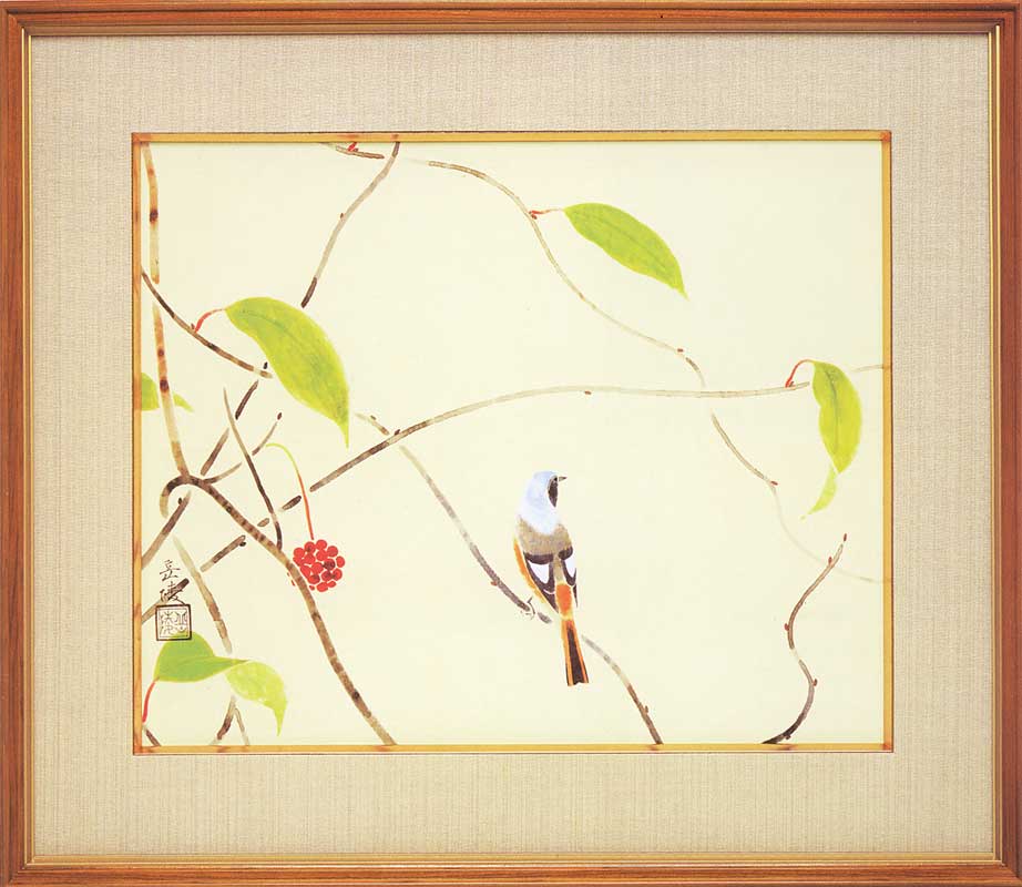 楽天市場】中村岳陵 絵画 初冬 送料無料 【複製】【美術印刷】【巨匠