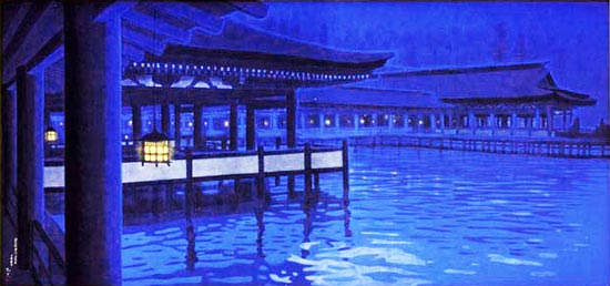 楽天市場】平山郁夫 絵画 光燿厳島・月華厳島 2点セット 送料無料