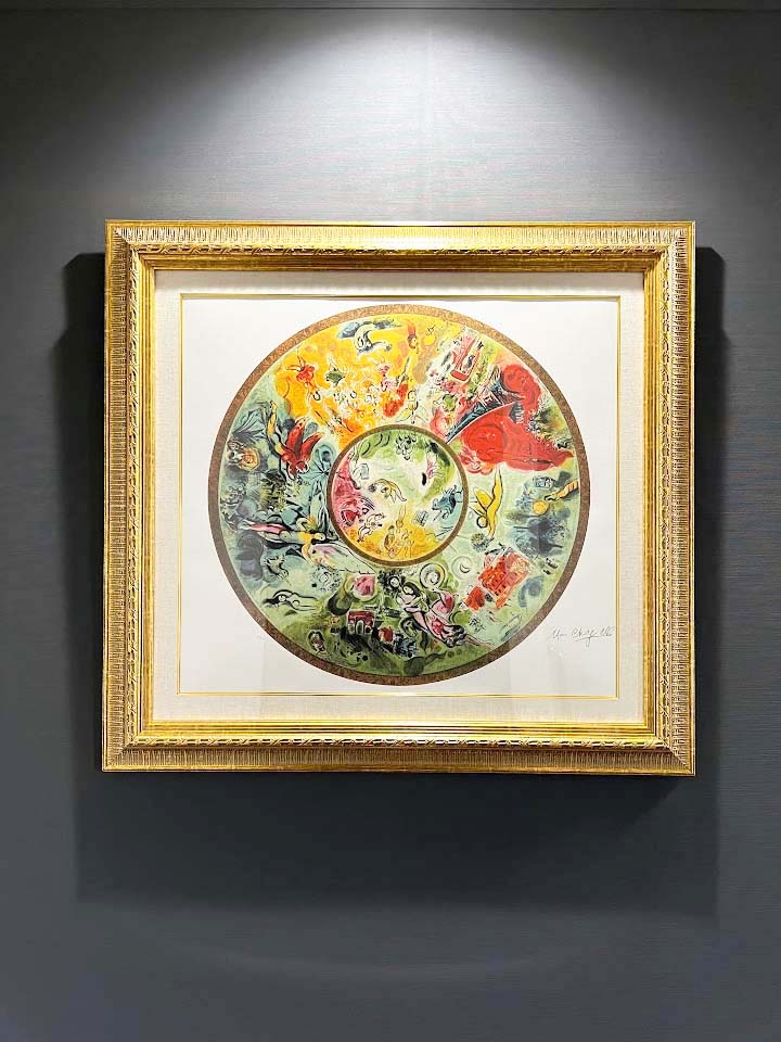 楽天市場】絵画 人気作品 シルクスクリーン インテリアアート 額装付き