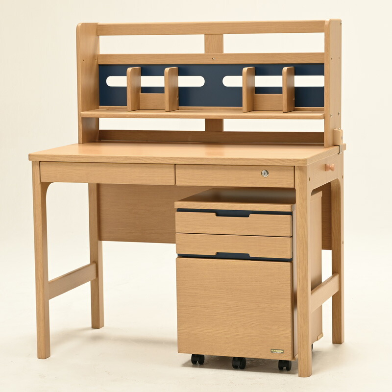 楽天市場】学習机 学習デスク デスクセット 幅105 勉強机 ワゴン 上棚