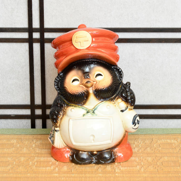 楽天市場】【当店オススメ】 信楽焼 陶器 たぬき 郵便ポスト狸 貯金箱