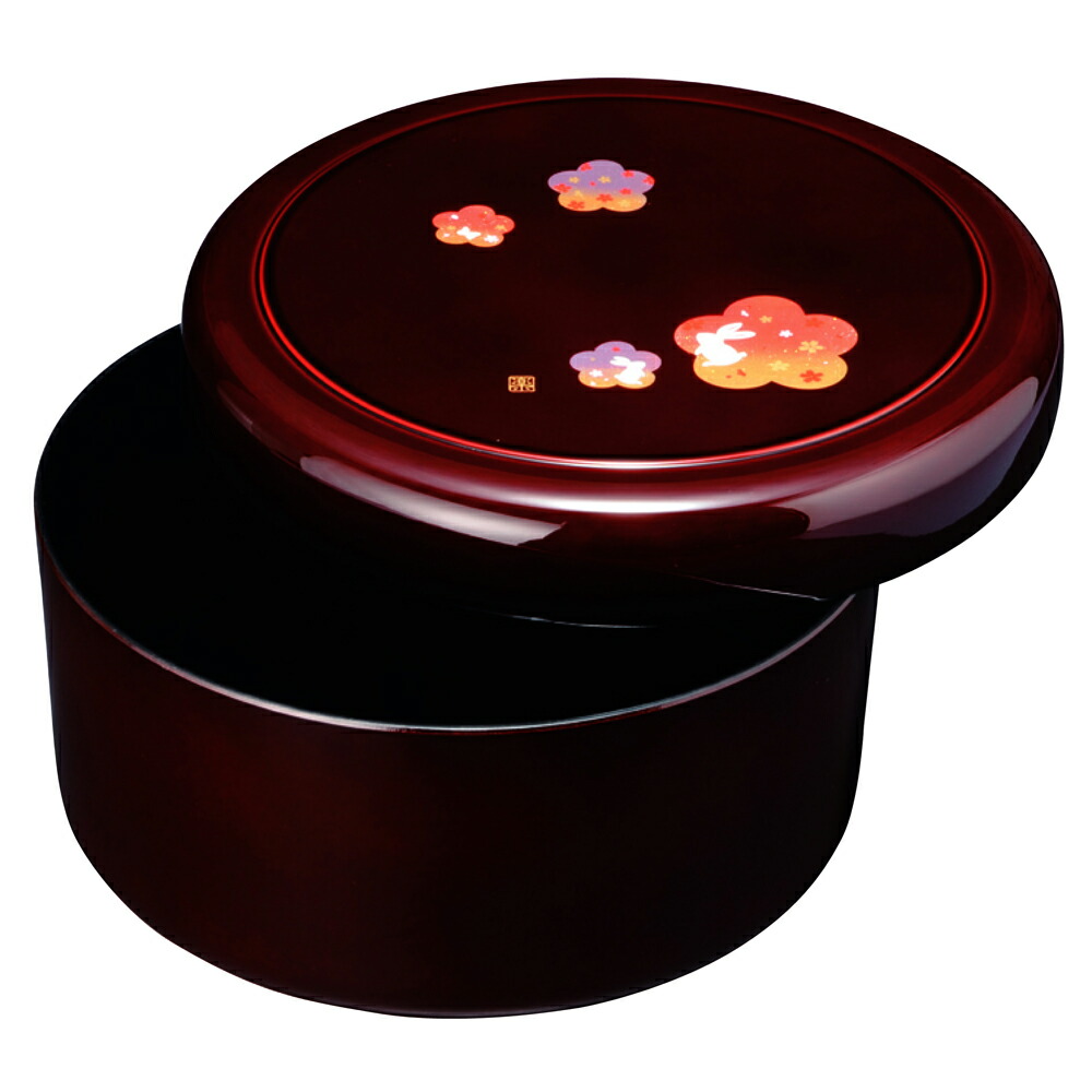 楽天市場】【2〜10%OFFクーポン配布中】茶櫃(茶びつ) 溜塗り 宴うさぎ