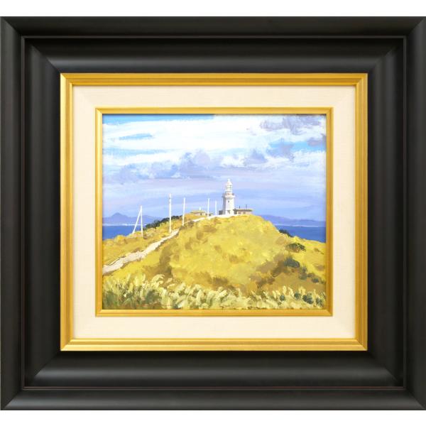 楽天市場】樋口 洋「剱崎（三浦半島）」油絵・色紙 日展理事 示現会