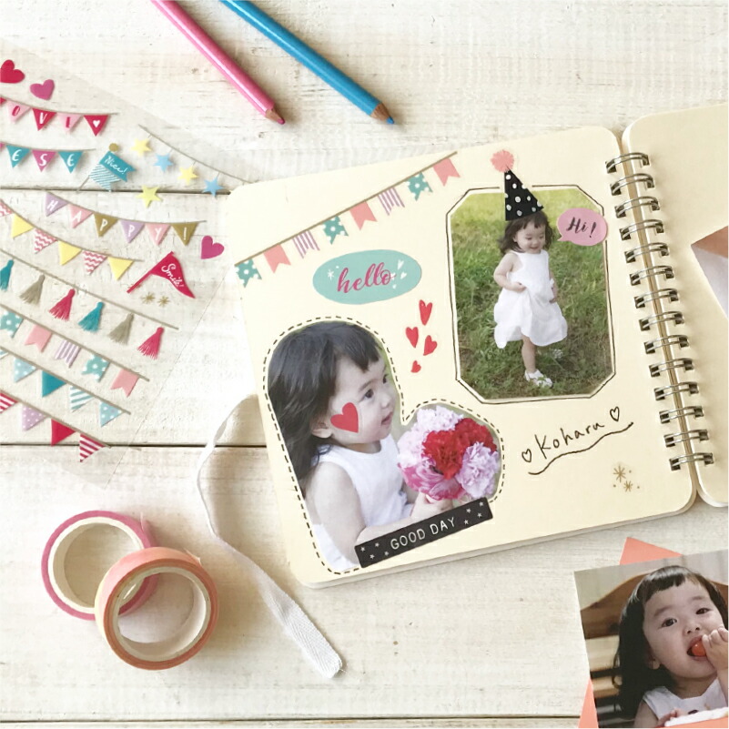 楽天市場】【ランキング1位】手作りアルバム/ラボクリップ スクラップ