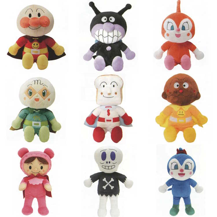 楽天市場】アンパンマン 抱き人形ソフト ぬいぐるみ 置物