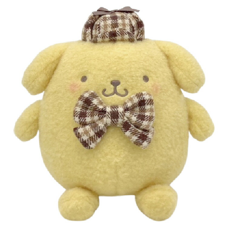 楽天市場】ポムポムプリン ぬいぐるみS 186478 ほわモカチェック 人形