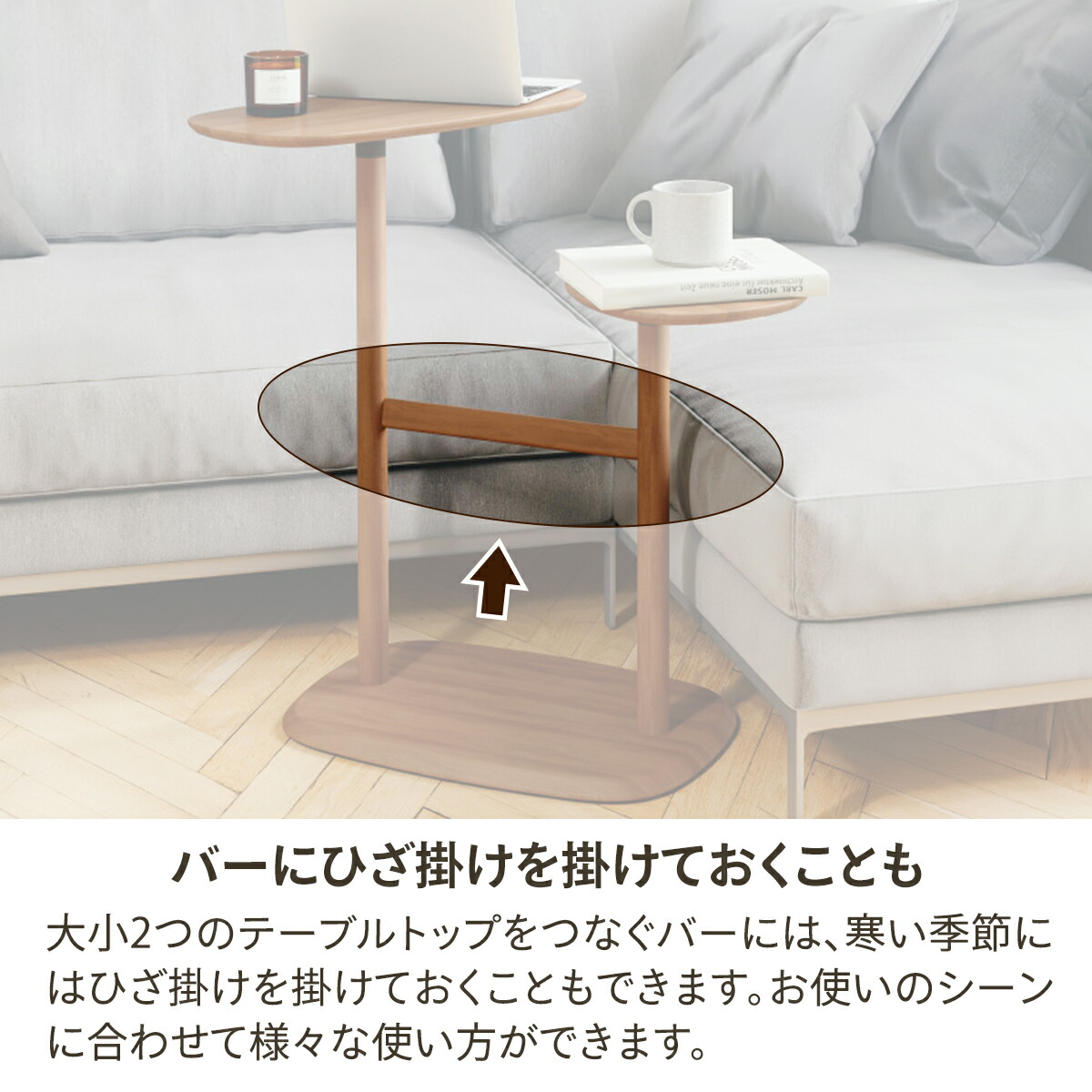 楽天市場】【2/23まで最大P10倍】サイドテーブル おしゃれ 北欧 回転式