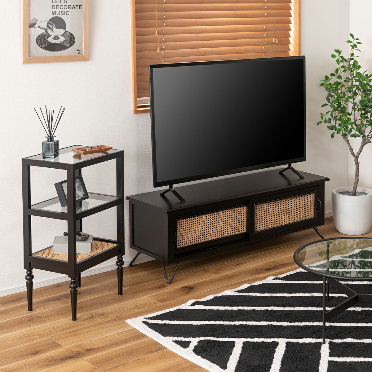 楽天市場】サイドテーブル オープンシェルフ シェルフ テーブル 収納