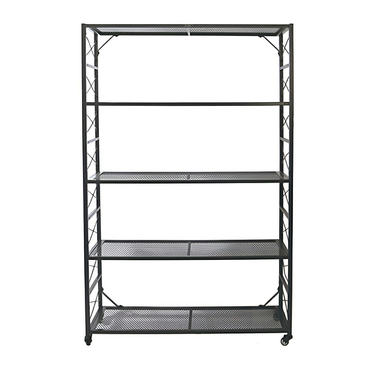 楽天市場】ライトウェイトアイアンメッシュシェルフ 5段 シェルフ