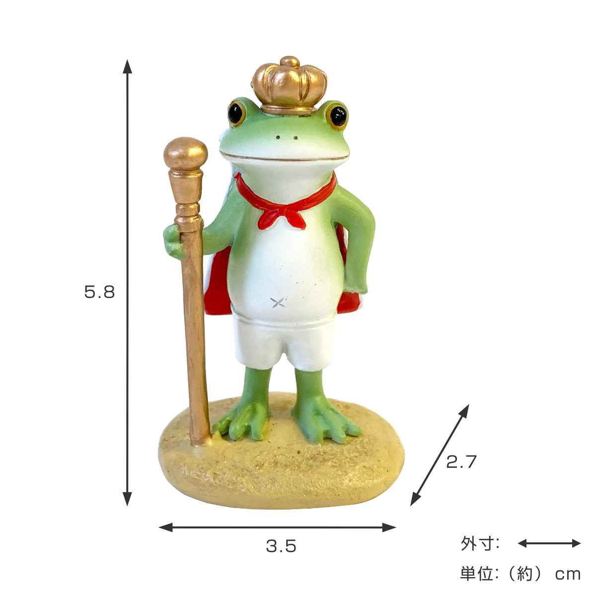 楽天市場】置き物 裸のカエル様 Copeau コポー （ カエル コポタロウ