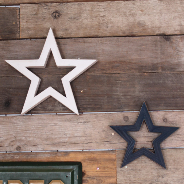 楽天市場】星 L ウッデンハンギングスター 壁掛 木製 インテリア 置物